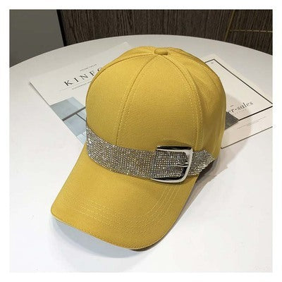 Women's Rhinestone Belt Hat