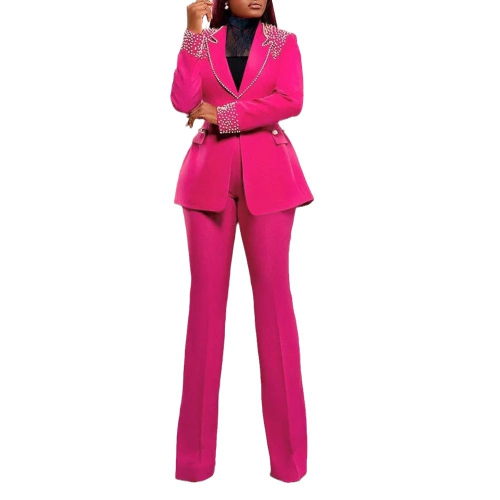Women's Slim-Fit Stretch Two-piece Suit