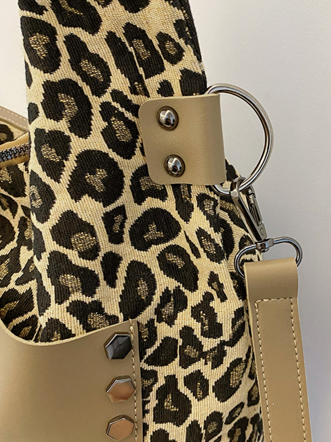 Wild Style Leopard Print Shoulder Bag