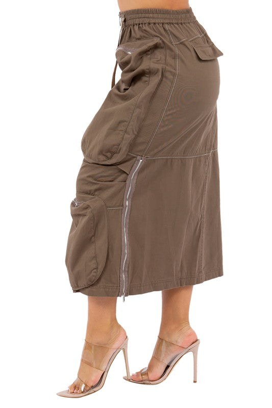 Versatile Maxi Skirt Plus Sze