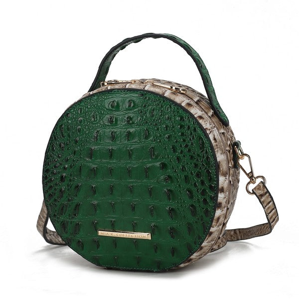 Croc-Embossed Crossbody Bag by Mia K.
