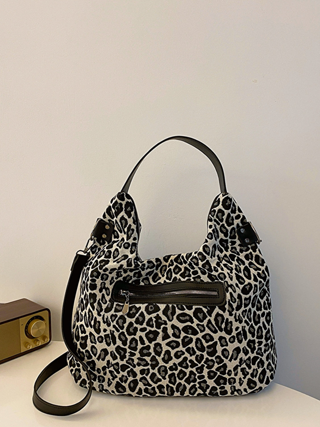 Wild Style Leopard Print Shoulder Bag