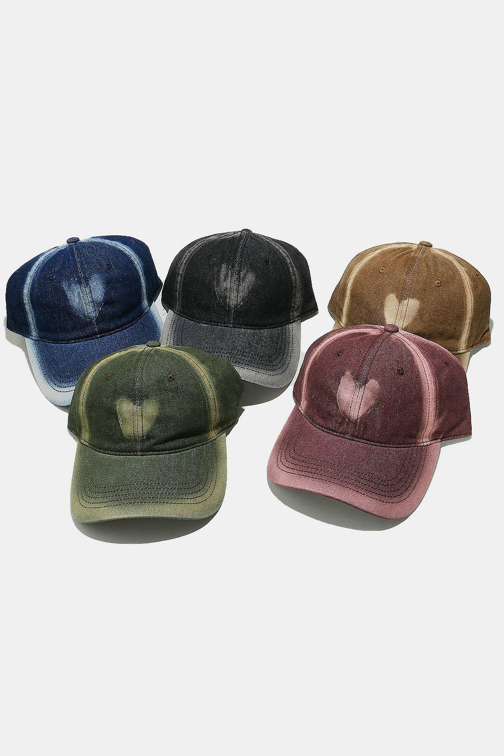 Women's Heart Cotton Baseball Cap