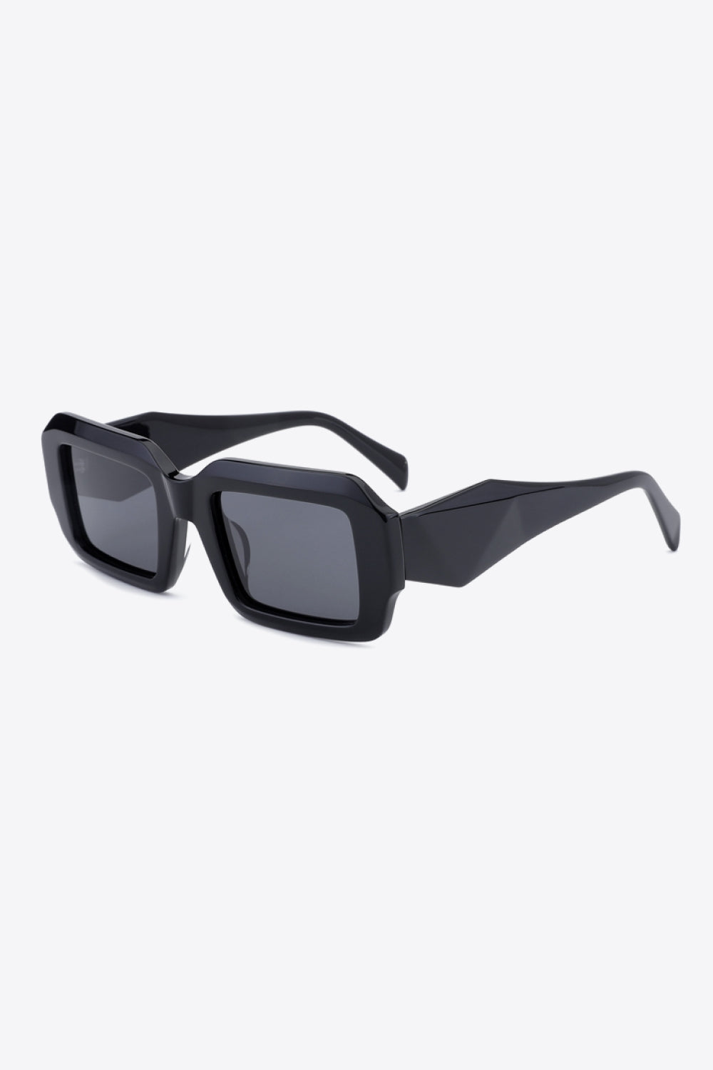 Polarized Rectangular Full Rim Sunglasses