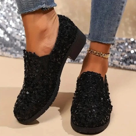 Women's Flat Sequin Casual Shoe