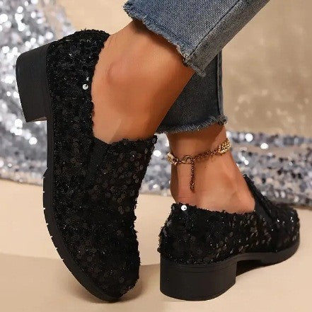 Women's Flat Sequin Casual Shoe