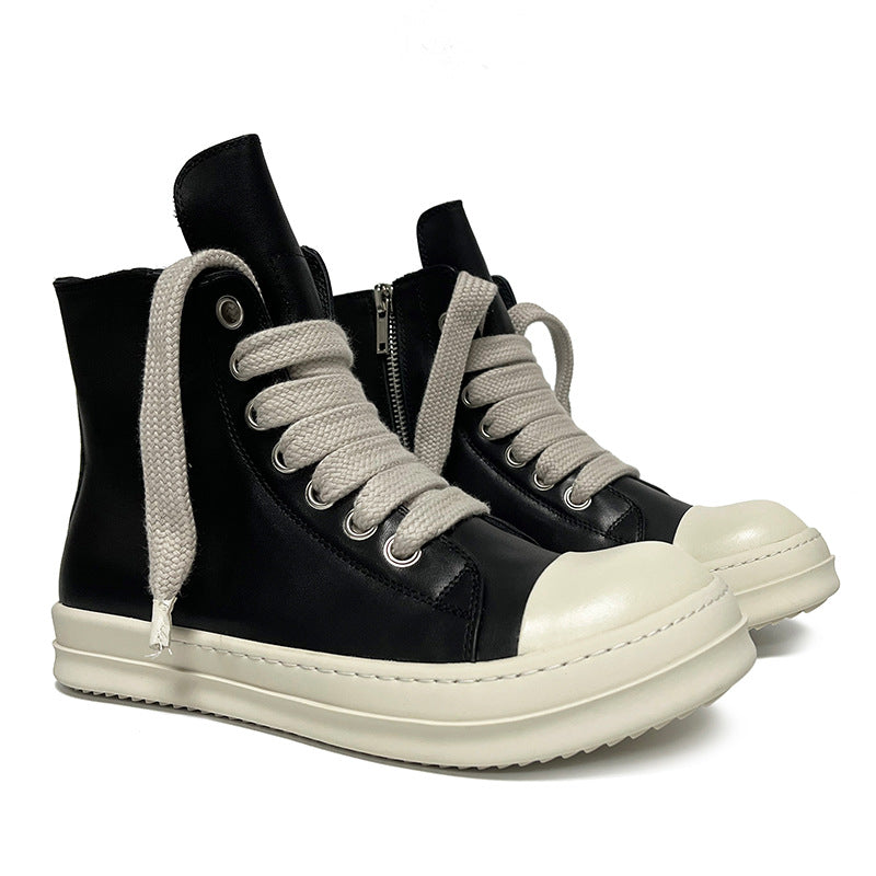Unisex High-top Leather Sneaker