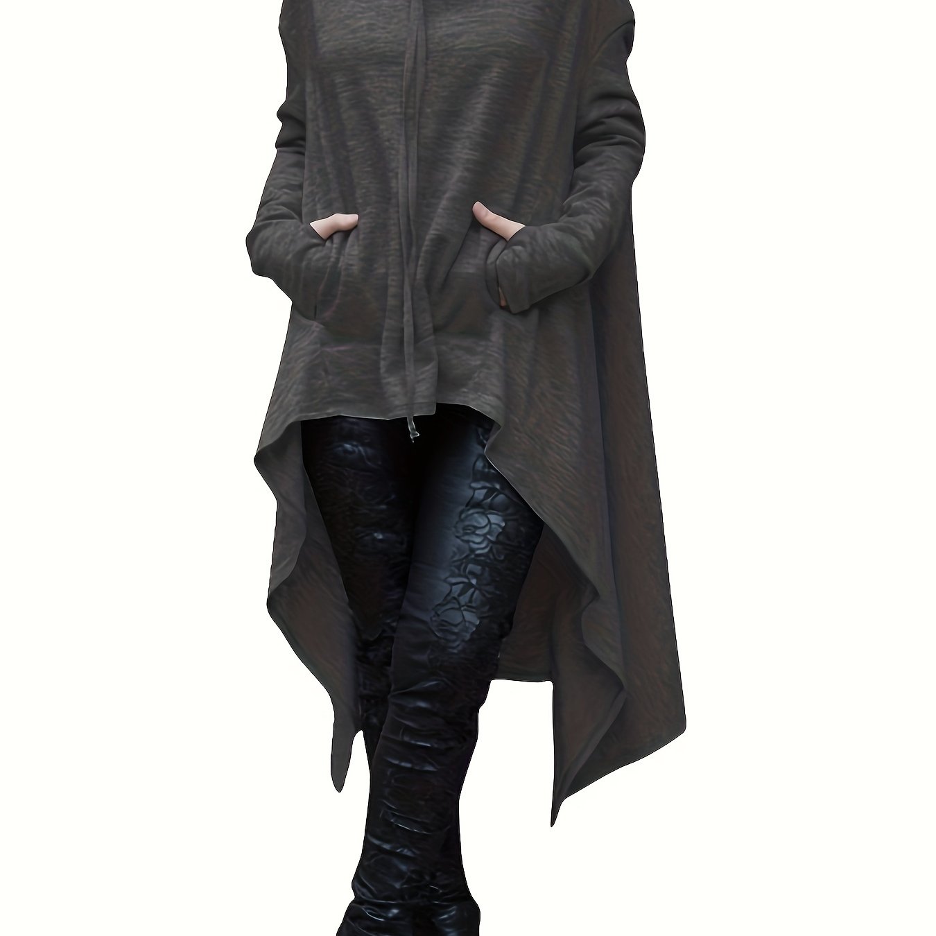 Oversized Women Asymmetric Sweatshirt