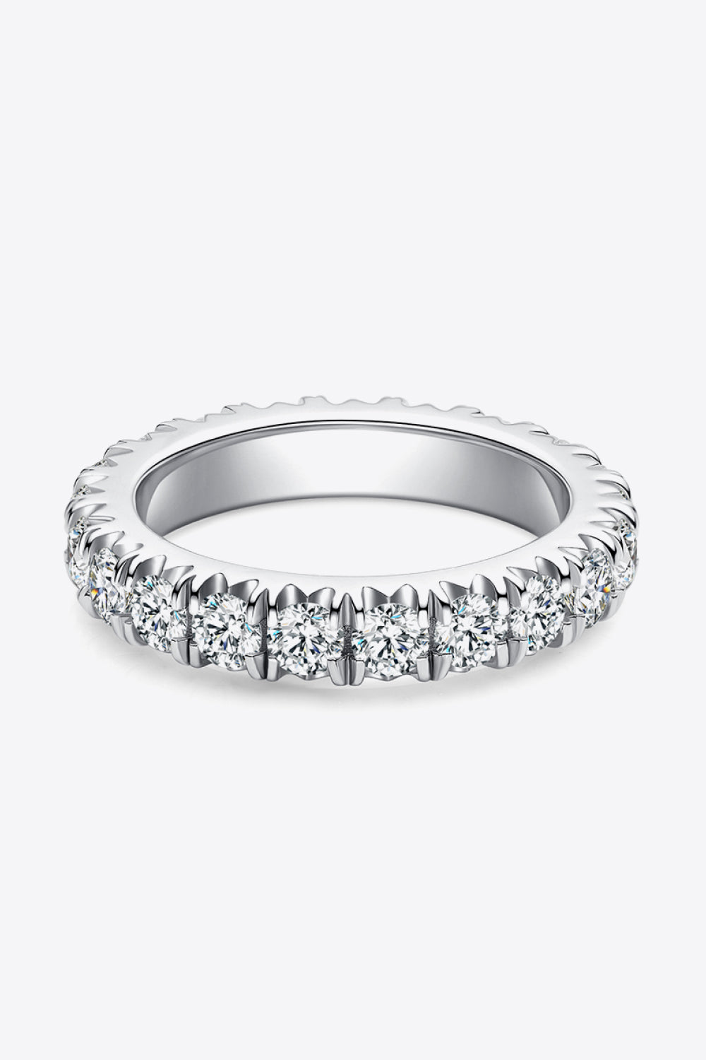 Dazzling 2.3 Carat Moissanite Eternity Ring