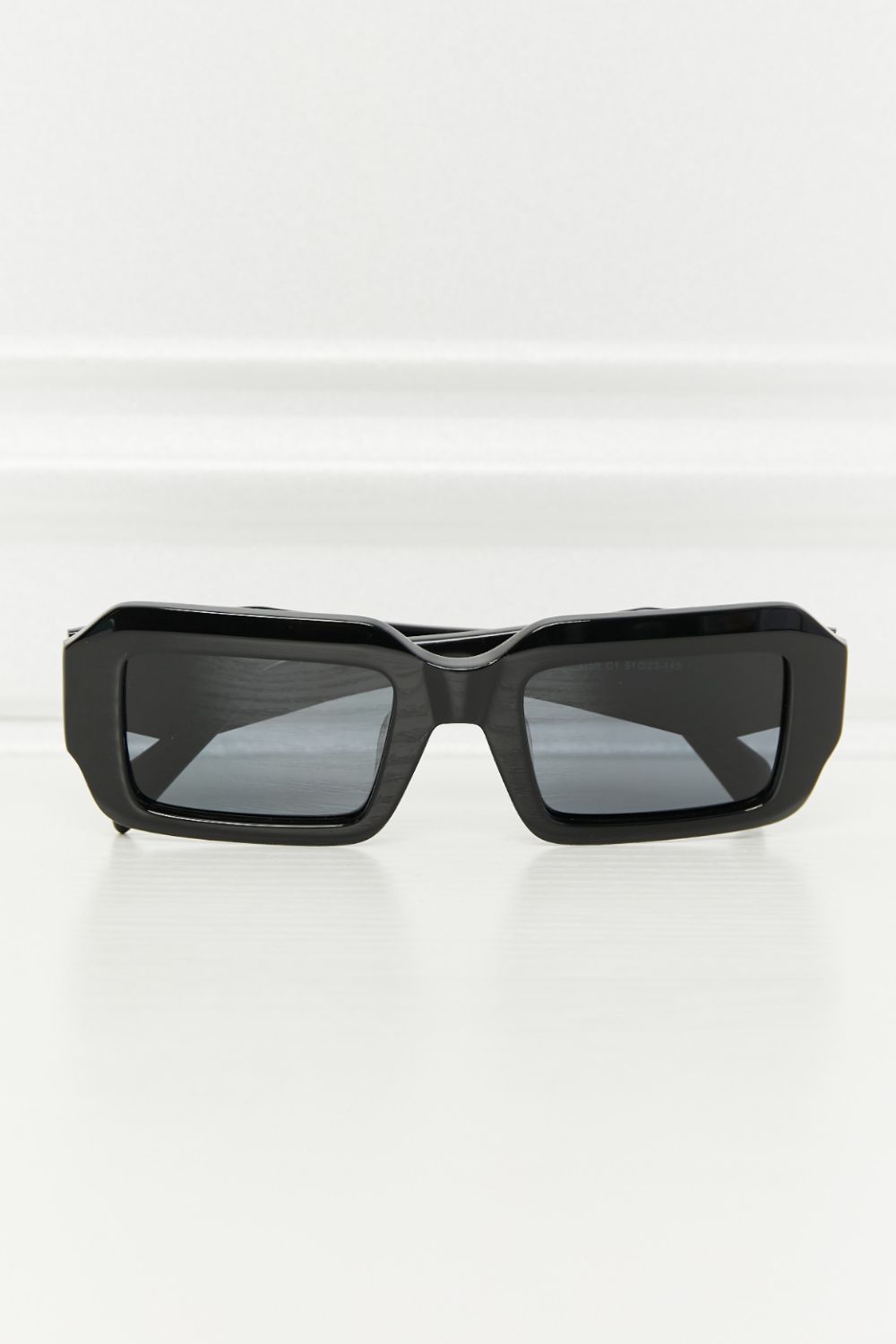 Polarized Rectangular Full Rim Sunglasses