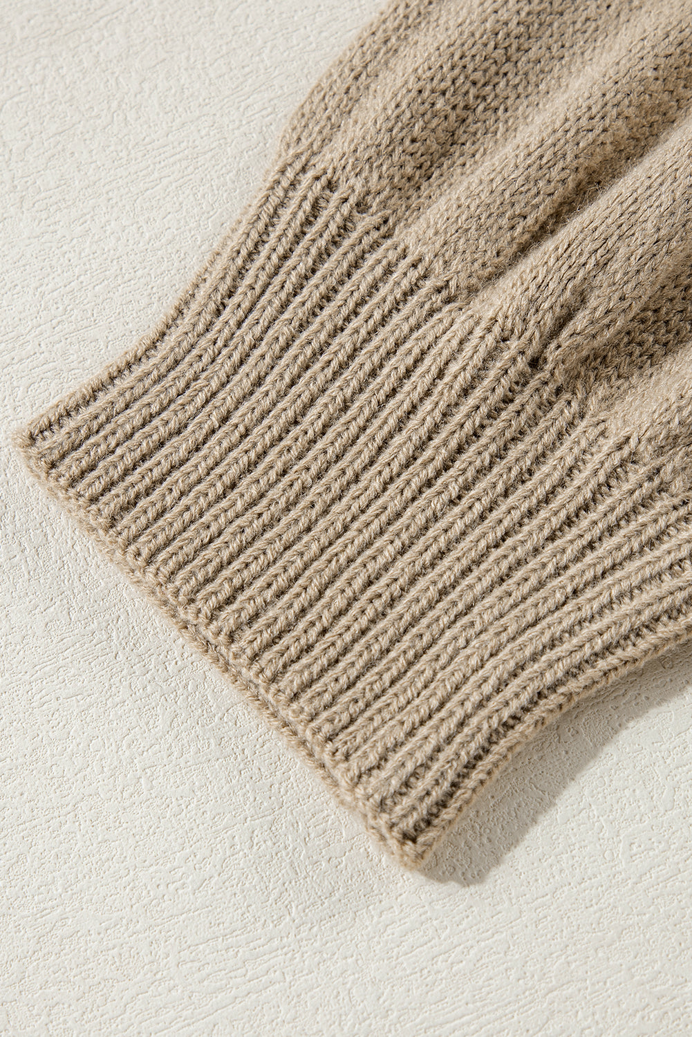 Plus Size Turtleneck Drop Shoulder Sweater