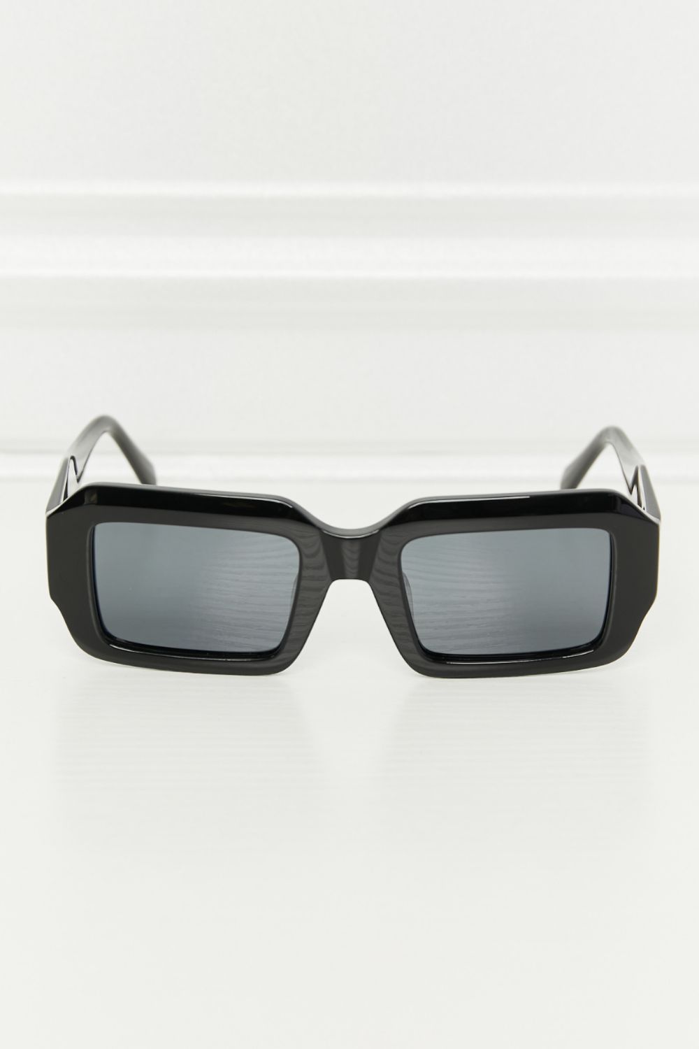 Polarized Rectangular Full Rim Sunglasses