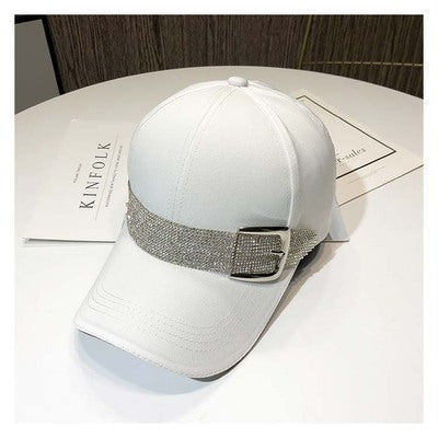 Women's Rhinestone Belt Hat