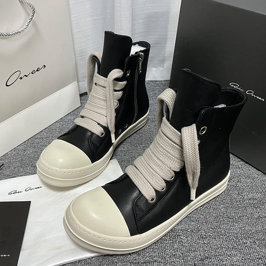 Unisex High-top Leather Sneaker