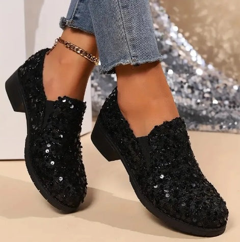 Women's Flat Sequin Casual Shoe